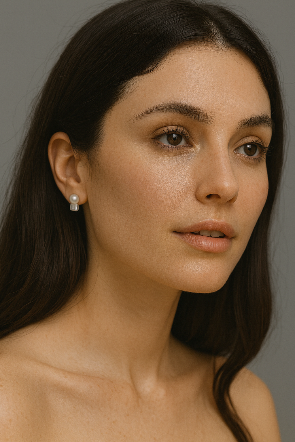 Drift - 9.3mm Akoya Pearl Earrings in 18K Gold