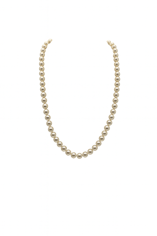 Astra - Akoya Pearl Necklace with Adjustable Silver Clasp