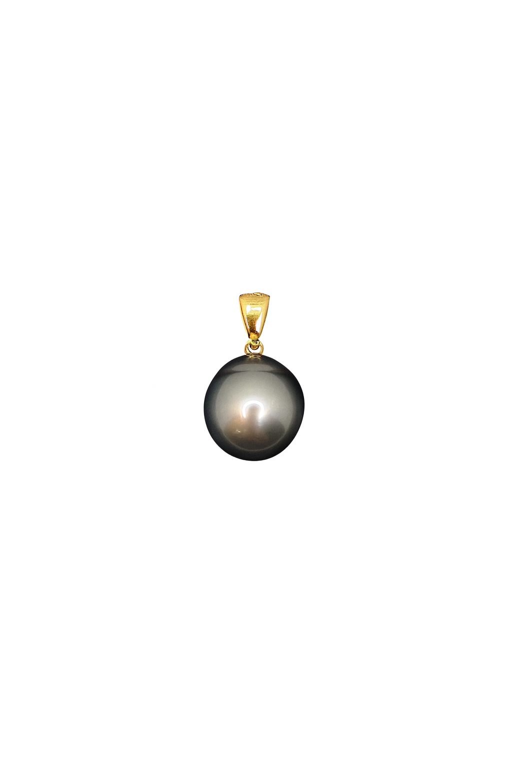 Pure - Tahitian Pearl Pendant Charm with 18k Gold