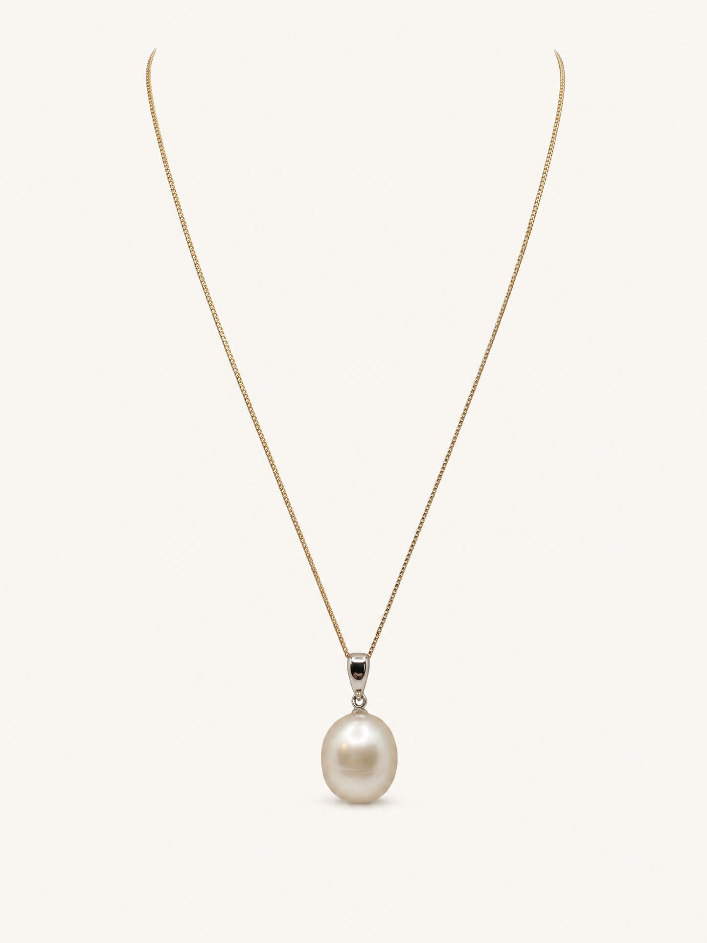 Solace - South Sea Pendant with Silver