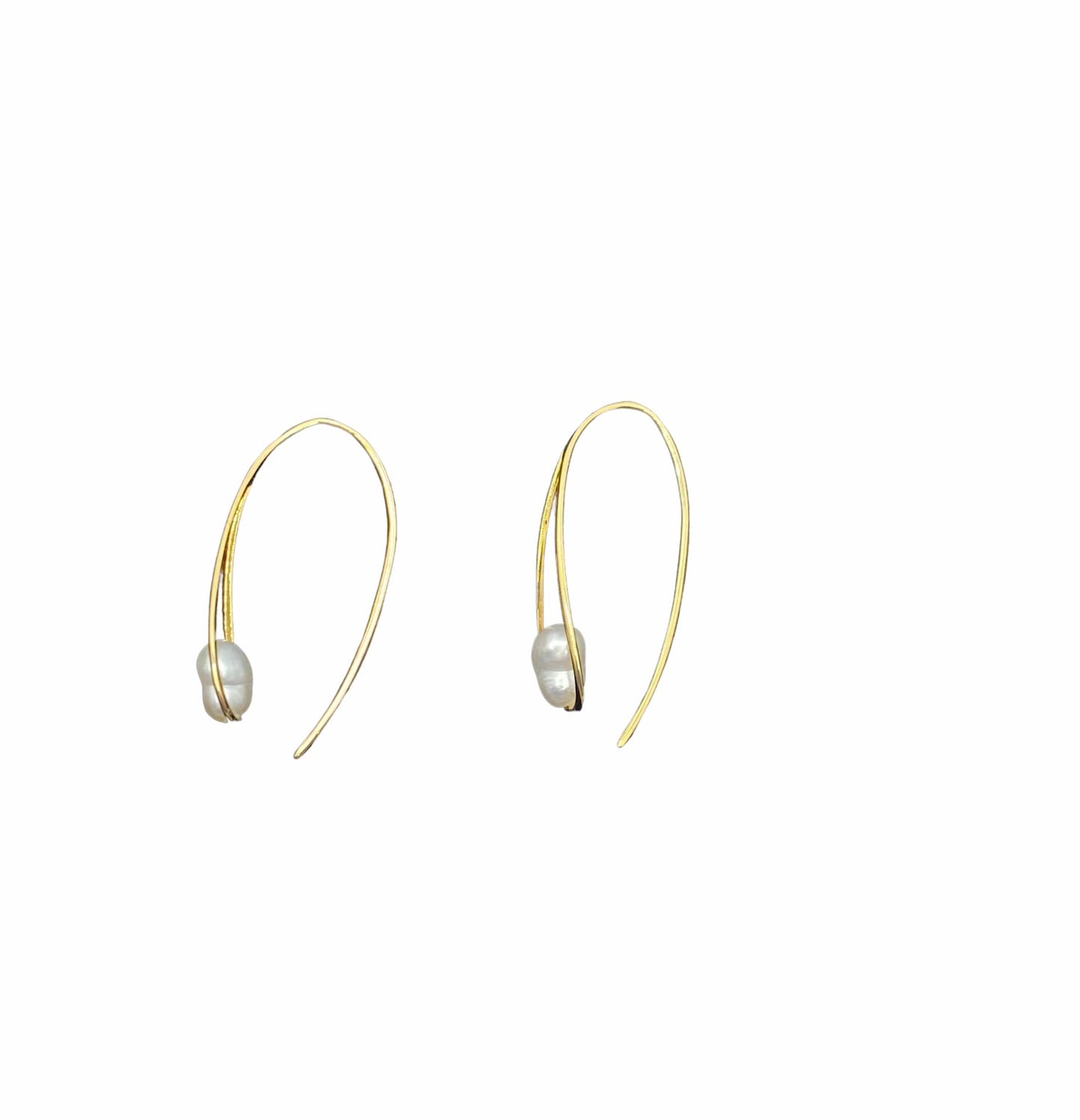 Tear of the Sea – South Sea Keshi Pearl Earrings