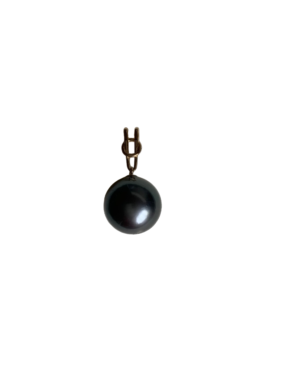 Thread - Tahitian Pearl Pendant Charm with 18k Gold