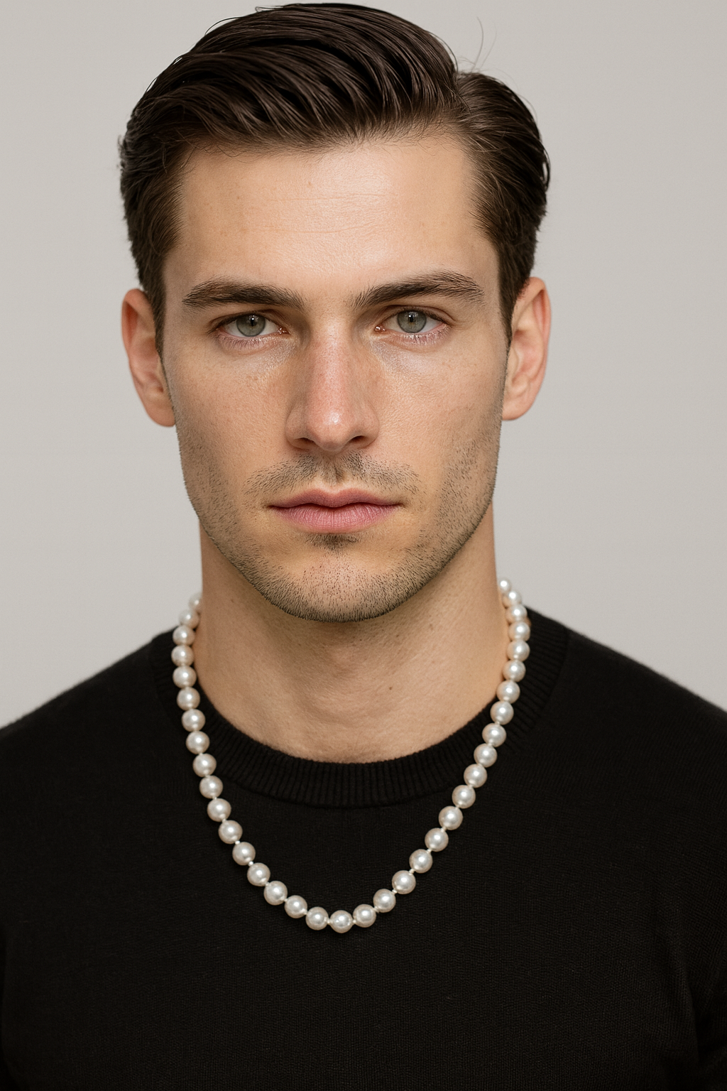 Astra - Akoya Pearl Necklace with Adjustable Silver Clasp